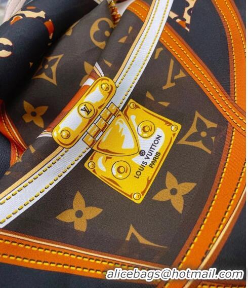 Promotional Louis Vuitton Wild At Heart 70 Silk Square Scarf 90x90cm LVS41320 Brown 2022