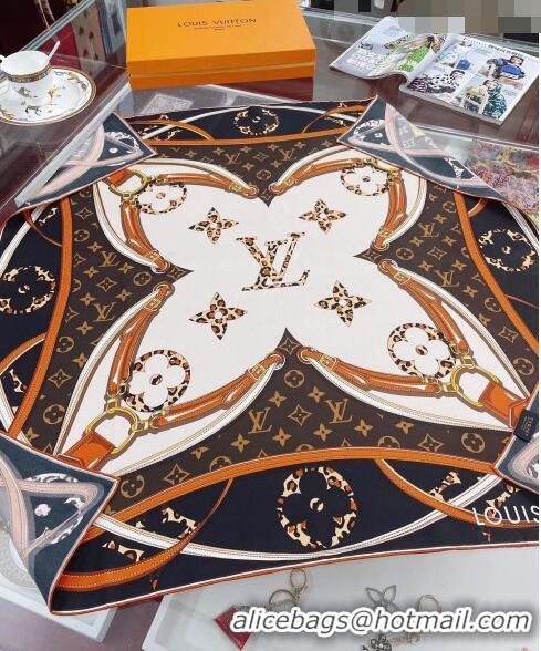 Promotional Louis Vuitton Wild At Heart 70 Silk Square Scarf 90x90cm LVS41320 Brown 2022