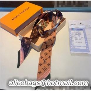 Buy Best Louis Vuitton Monogram Silk Bandeau Scarf 5x120cm 05319115 Brown 2022