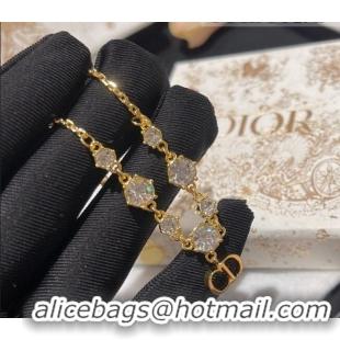 Trendy Design Dior Crystal Bracelet DB22081115 Gold