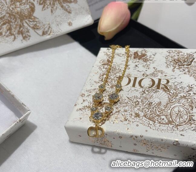 Trendy Design Dior Crystal Bracelet DB22081115 Gold