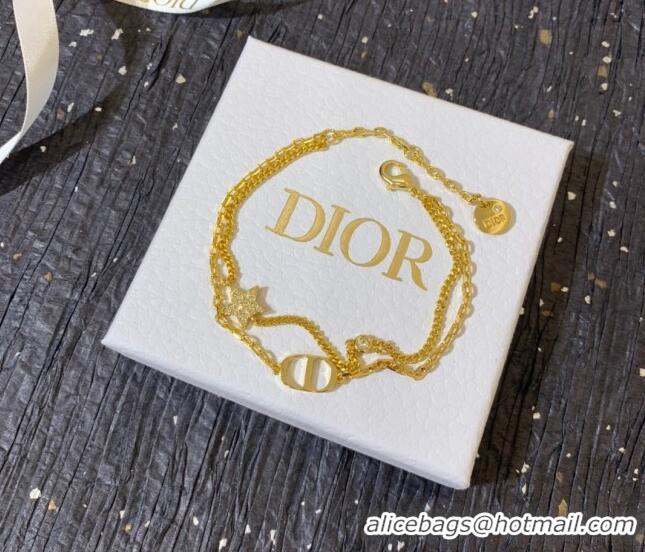 Promotional Grade Dior CD Bracelet DB2281557 Gold 2022