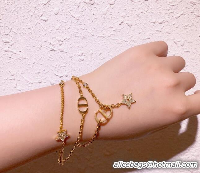 Promotional Grade Dior CD Bracelet DB2281557 Gold 2022