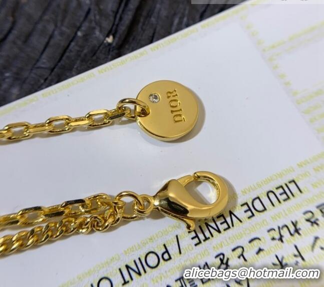 Promotional Grade Dior CD Bracelet DB2281557 Gold 2022