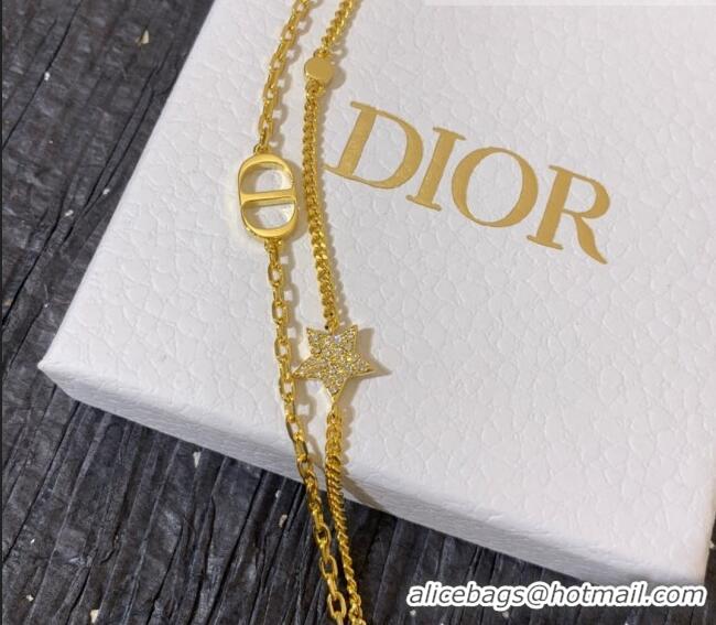 Promotional Grade Dior CD Bracelet DB2281557 Gold 2022