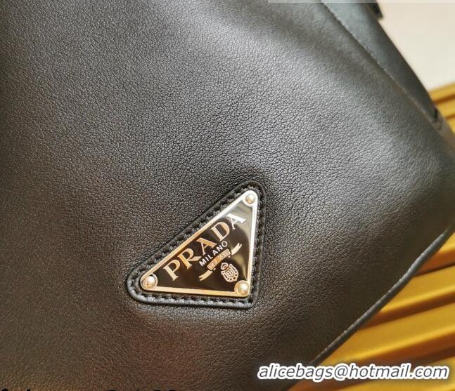 Famous Brand Prada Leather Messenger and Leather Backpack 2VZ092 Black 2021