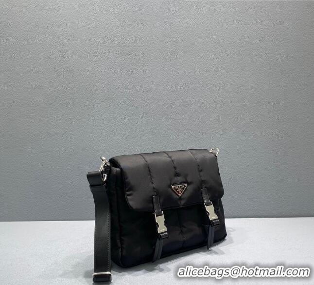 Buy Discount Prada Nylon Messenger Bag 6837 Black 2022