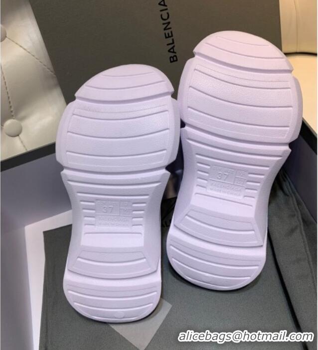 Good Looking Balenciaga Rubber Slide Sandals Purple 0620151