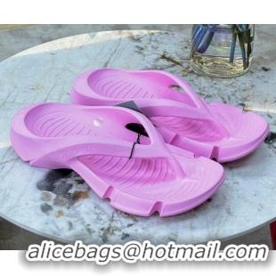 Most Popular Balenciaga Rubber Thong Slide Sandals Pink 0620157