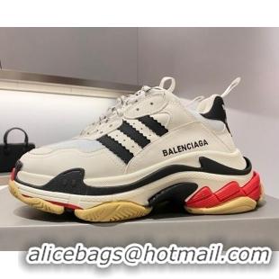 Lowest Price Adidas x Balenciaga Triple S Sneakers White/Pink 070101