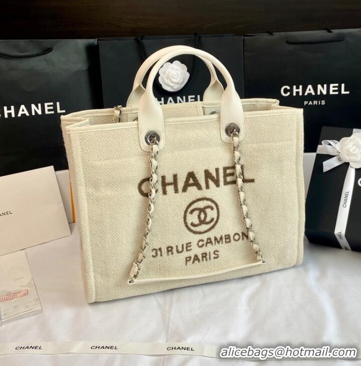 Famous Brand Chanel LARGE SHOPPING BAG A66941 Beige