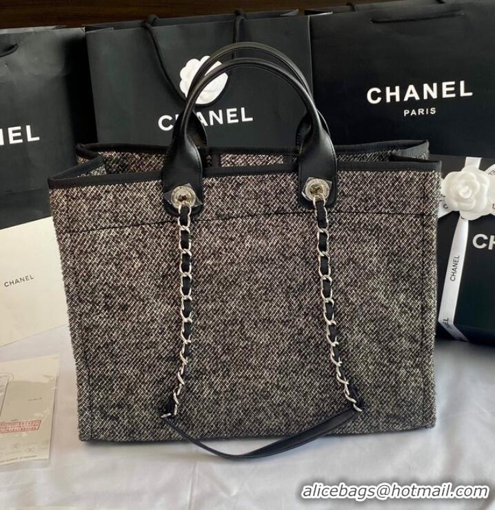 Particularly Recommended Chanel LARGE SHOPPING BAG A66941 Black