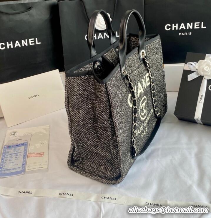 Particularly Recommended Chanel LARGE SHOPPING BAG A66941 Black