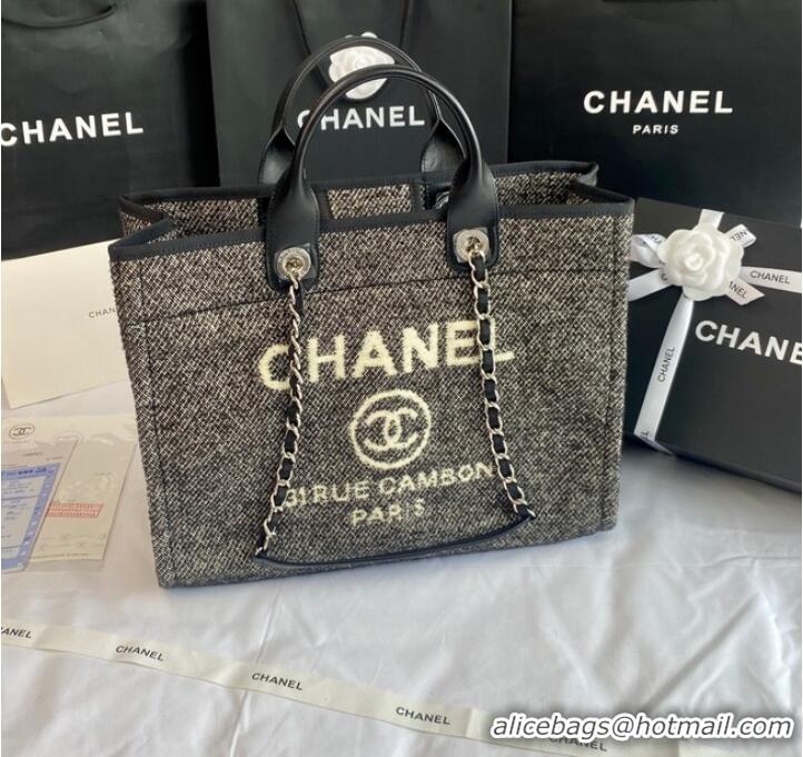 Particularly Recommended Chanel LARGE SHOPPING BAG A66941 Black