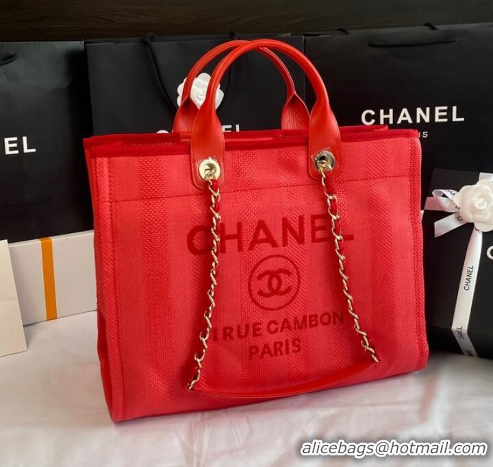 Super Quality Chanel LARGE SHOPPING BAG A66941 Red