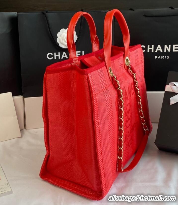 Super Quality Chanel LARGE SHOPPING BAG A66941 Red