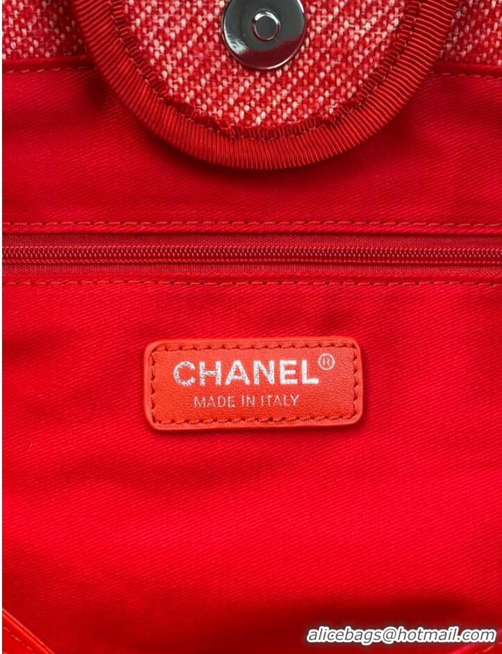 Reasonable Price Chanel LARGE SHOPPING BAG A66941 red&white