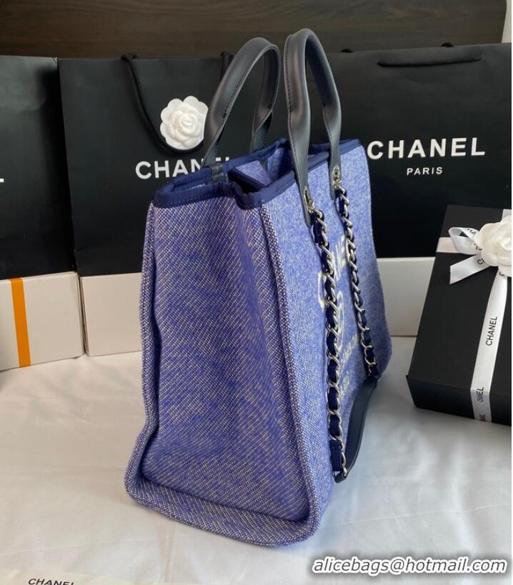 Good Product Chanel LARGE SHOPPING BAG A66941 blue&white