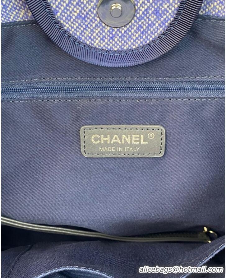 Good Product Chanel LARGE SHOPPING BAG A66941 blue&white