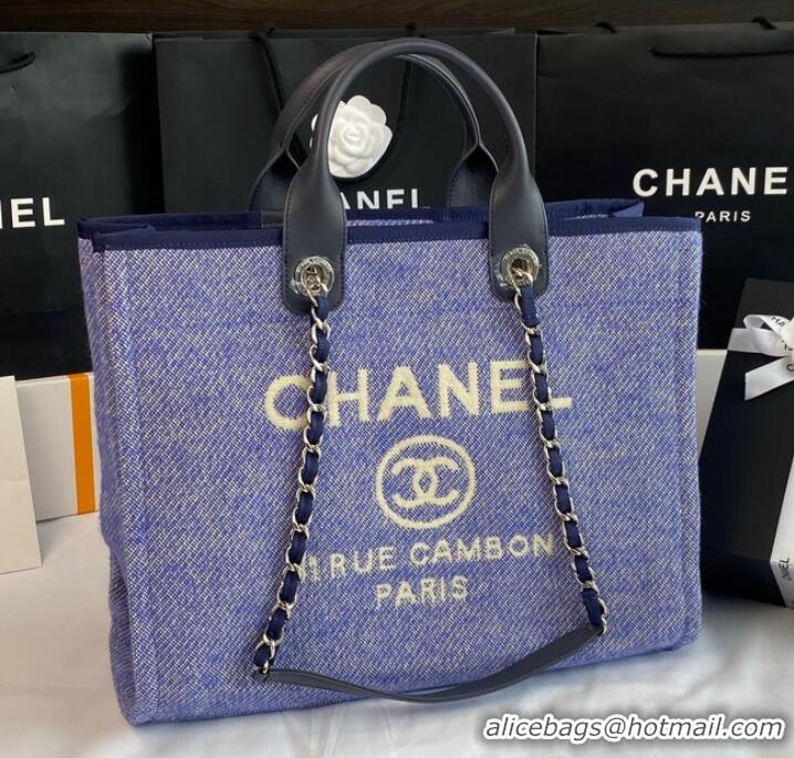 Good Product Chanel LARGE SHOPPING BAG A66941 blue&white