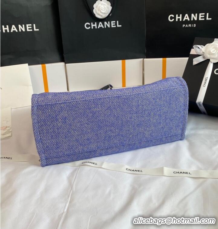 Good Product Chanel LARGE SHOPPING BAG A66941 blue&white