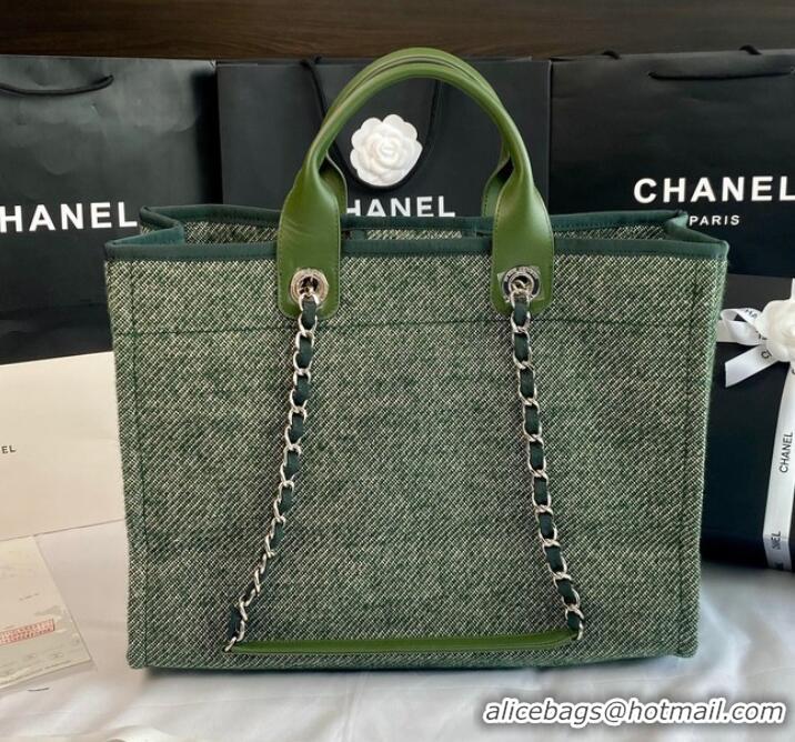 Buy Inexpensive Chanel LARGE SHOPPING BAG A66941 Green