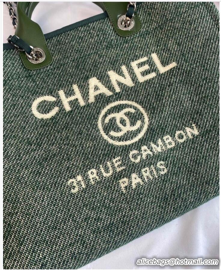 Buy Inexpensive Chanel LARGE SHOPPING BAG A66941 Green