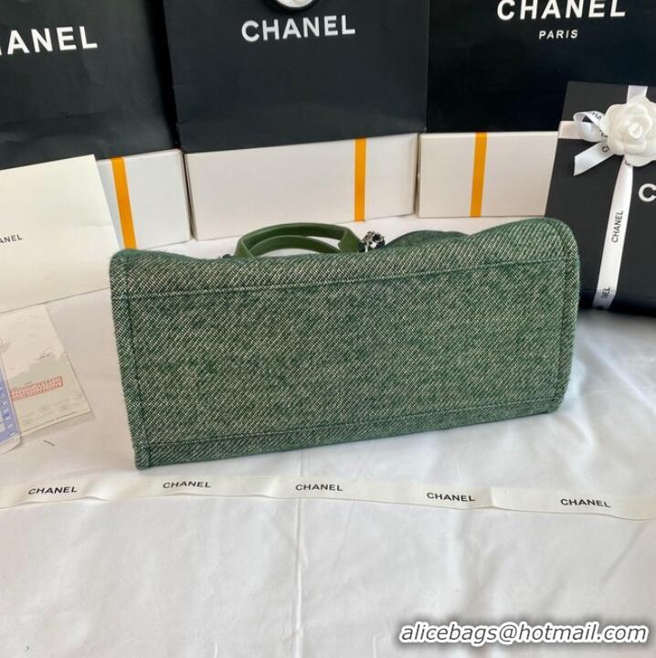 Buy Inexpensive Chanel LARGE SHOPPING BAG A66941 Green