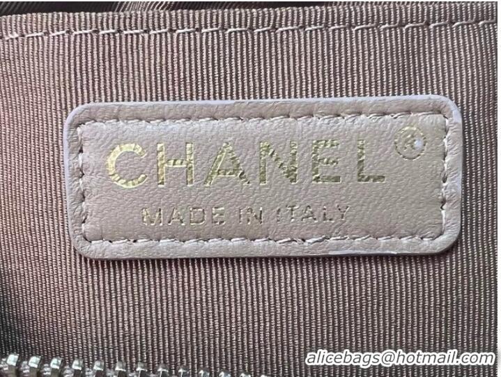 Trendy Design Chanel Lambskin Backpack AS3487 Apricot