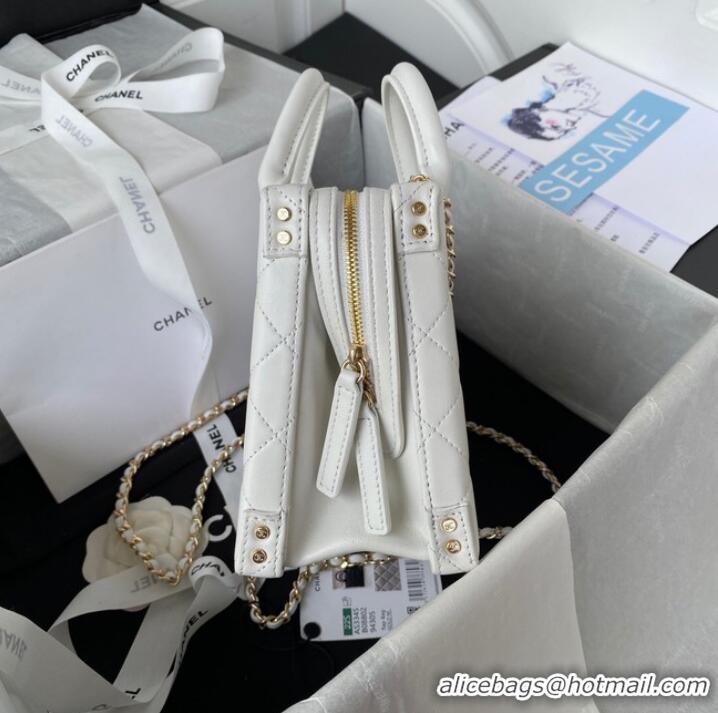 Super Quality Chanel VANITY CASE AS3345 WHITE