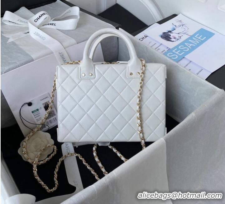 Super Quality Chanel VANITY CASE AS3345 WHITE