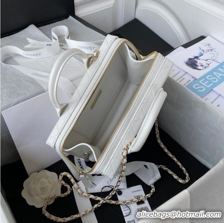 Super Quality Chanel VANITY CASE AS3345 WHITE