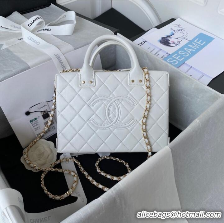 Super Quality Chanel VANITY CASE AS3345 WHITE