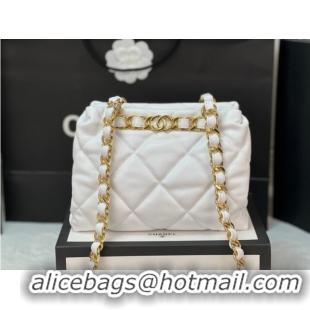 Good Product Chanel SMALL SHOPPING BAG AS3502 WHITE