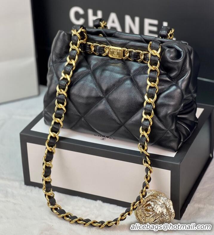 Good Product Chanel SMALL SHOPPING BAG AS3502 BLACK