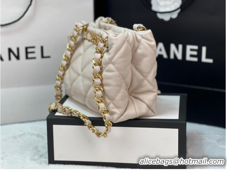 Top Grade Chanel SMALL SHOPPING BAG AS3502 Beige