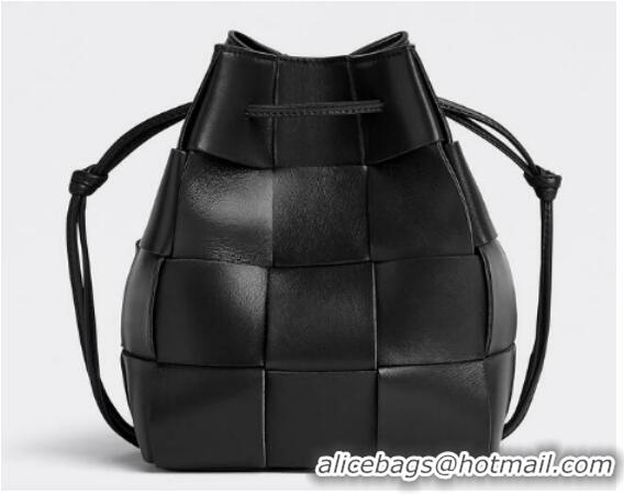 Shop Best Bottega Veneta Small Cassette Bucket Bag 680218 black