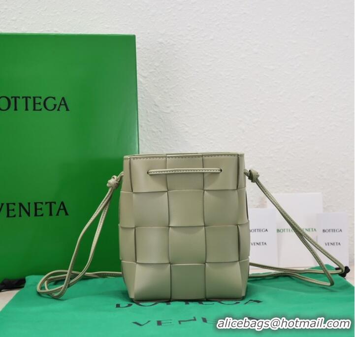 Good Product Bottega Veneta Small Cassette Bucket Bag 680218 Travertine