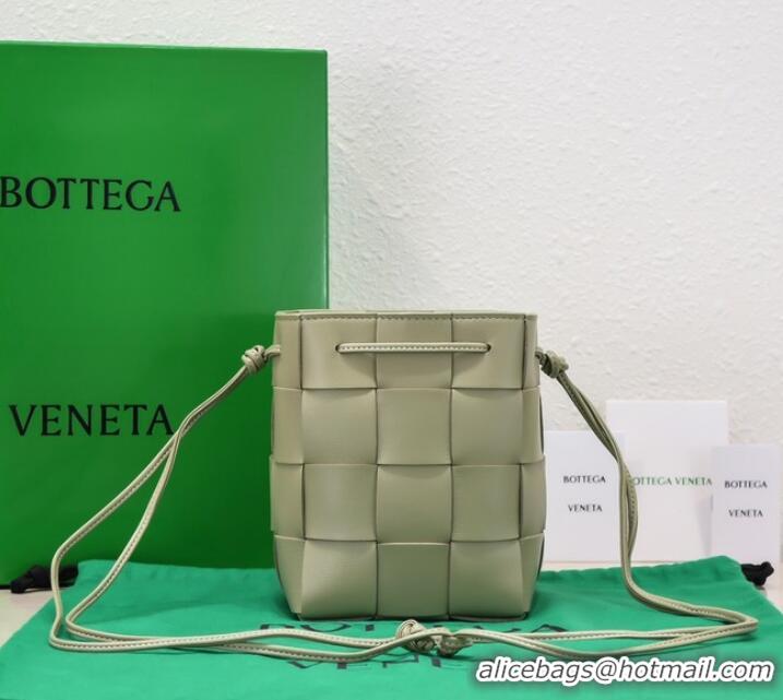 Good Product Bottega Veneta Small Cassette Bucket Bag 680218 Travertine