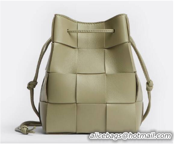 Good Product Bottega Veneta Small Cassette Bucket Bag 680218 Travertine