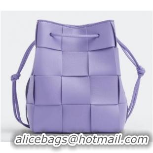 Promotional Bottega Veneta Small Cassette Bucket Bag 680218 Wisteria