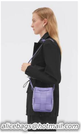 Promotional Bottega Veneta Small Cassette Bucket Bag 680218 Wisteria