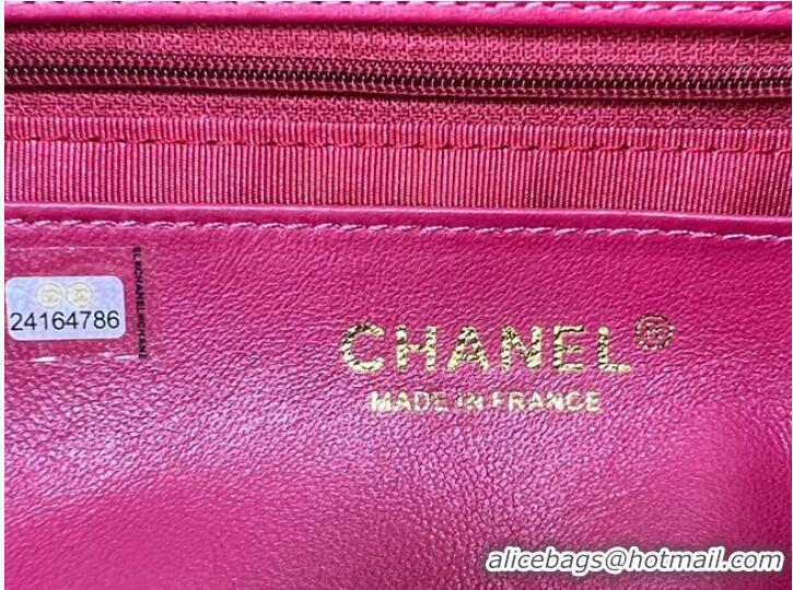 Famous Brand Chanel SMALL SHOPPING BAG AS3477 Fuchsia