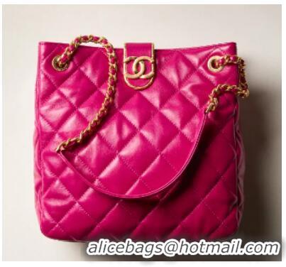 Famous Brand Chanel SMALL SHOPPING BAG AS3477 Fuchsia