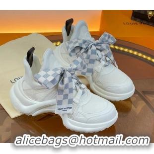 Unique Style Louis Vuitton LV Archlight Sneakers with Ribbon Laces White/Grey 2052649