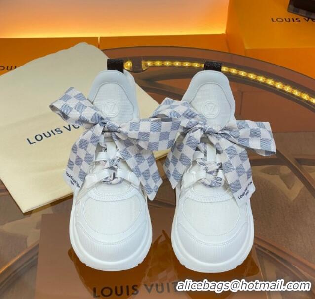 Unique Style Louis Vuitton LV Archlight Sneakers with Ribbon Laces White/Grey 2052649