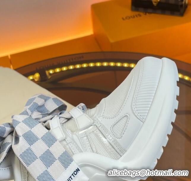 Unique Style Louis Vuitton LV Archlight Sneakers with Ribbon Laces White/Grey 2052649