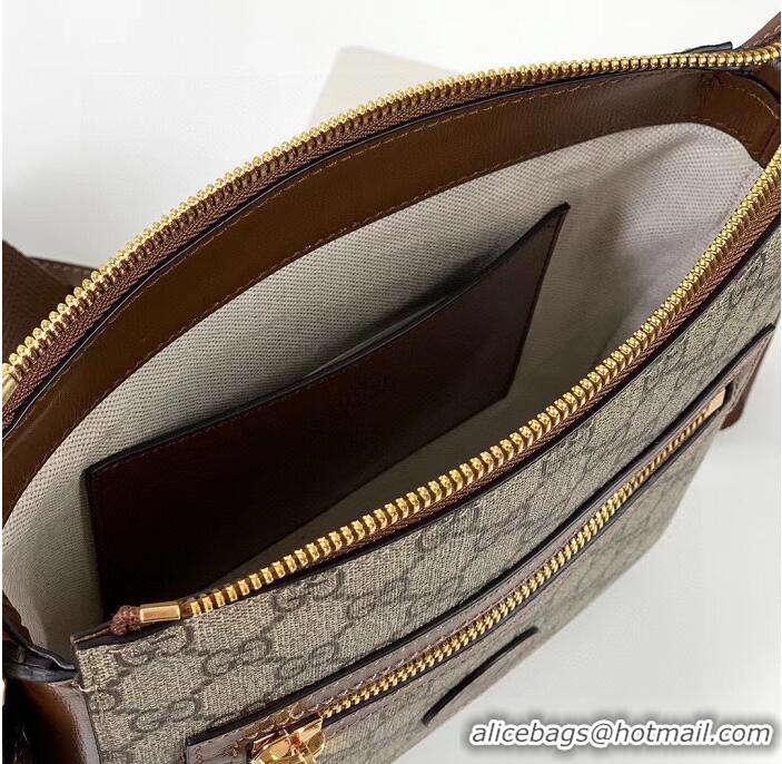 Buy Discount Gucci GG Supreme Messenger Bag 681021 Brown