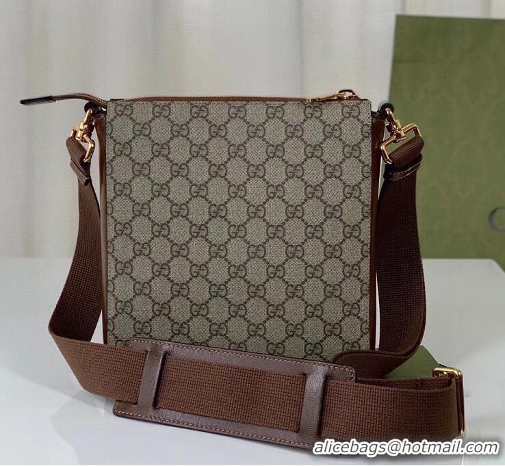 Buy Discount Gucci GG Supreme Messenger Bag 681021 Brown