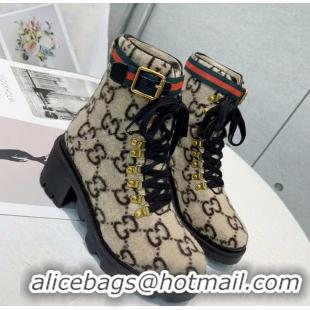 Best Design Gucci GG Canvas High-top Boots G7267 2022